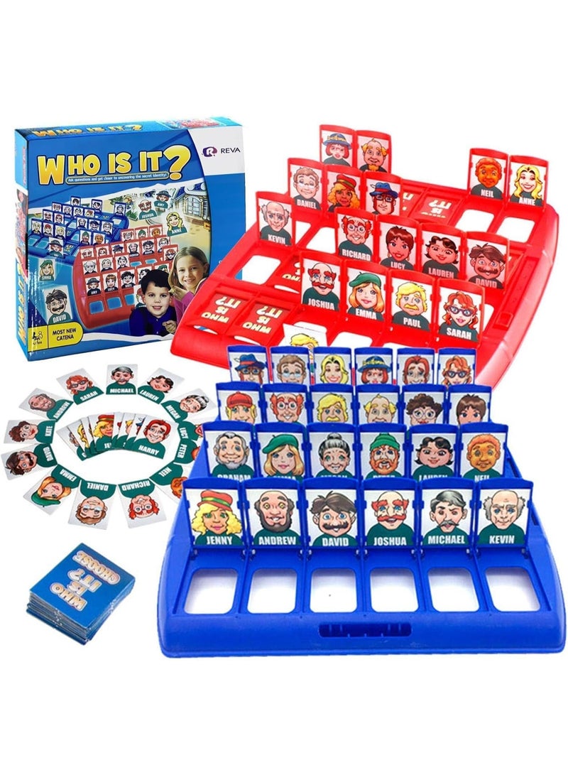 من هو لعبة لوحة العائلة خمن من أنا لعبة سطح المكتب التعليمية للأطفال لعبة التعلم المتعة والتفاعلية لربط العائلة - Image 2